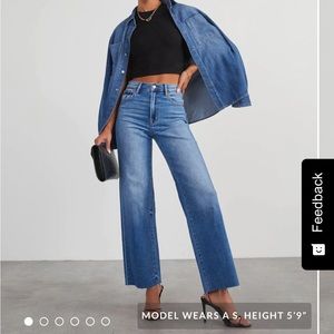 Icon High Rise Straight Jeans